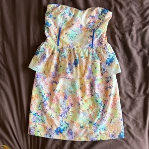 WEEKEND SALE Dillard’s Sugarlips Brand Floral Dress in Great Condition